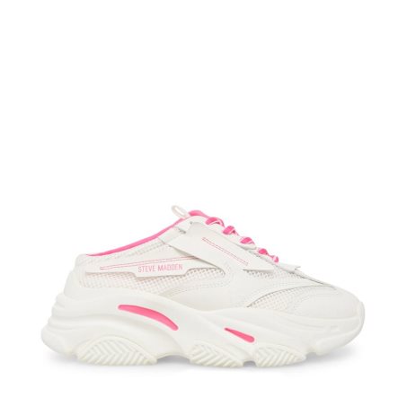 White Steve Madden Prospect Women's Sneakers | PH 3095UAM